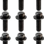 Salior Grade 10.9 Carbon Steel Exhaust Bolts for LS Engines-0