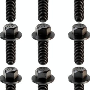 Salior Grade 10.9 Carbon Steel Exhaust Bolts for LS Engines-0