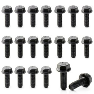 Mtuiewo Exhaust Manifold Bolt Kit for LS LT Engines-0