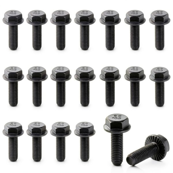 Mtuiewo Exhaust Manifold Bolt Kit for LS LT Engines-0