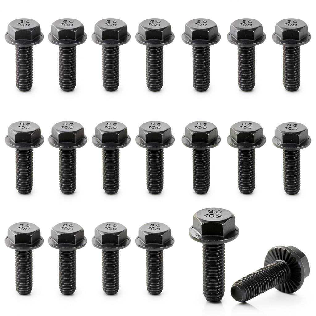 Mtuiewo Exhaust Manifold Bolt Kit components