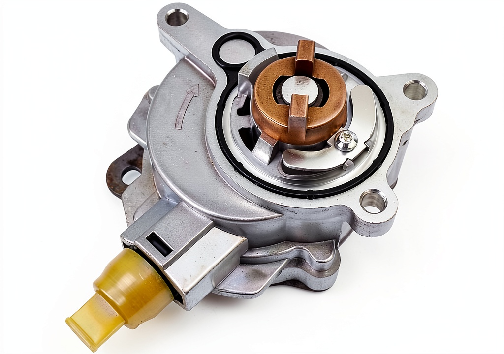 Brake vacuum pump installed in a Land Rover Discovery
