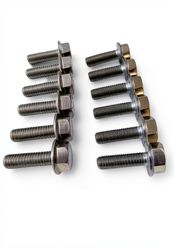 LS Series Exhaust Header Bolts 304 Stainless Steel-3