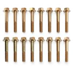 Ford F250/F350 Exhaust Bolts YUESHAN Steel Hex-0