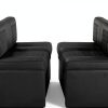 Qualitex RV Sofa Sleeper Bed Black Leather-3