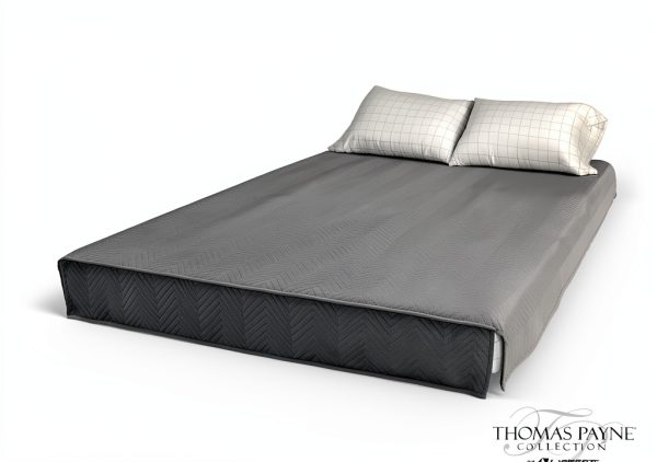 Thomas Payne Easy Zzzs RV Bedding Set Queen Gray Microfiber 3‑in‑1-1