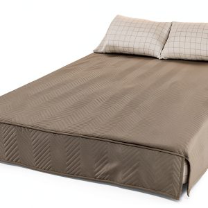 Thomas Payne Easy Zzzs RV Bedding Set Queen Gray Microfiber 3‑in‑1-0