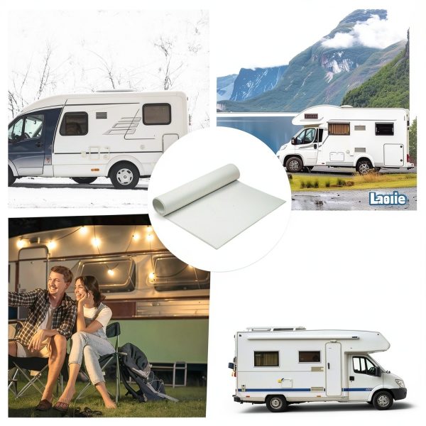 Bouticol RV Mattress Underlay Queen White Foldable Breathable Pad-6