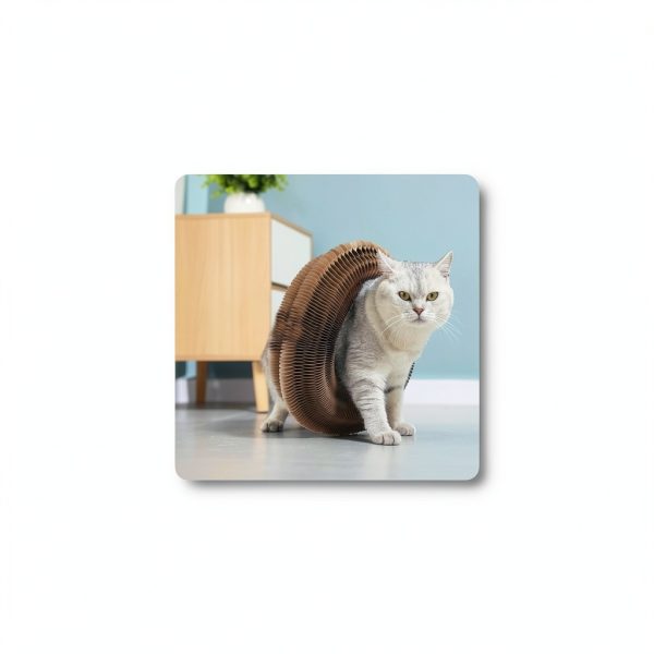 Cat Toy Feierxun Magic Organ Accordion Scratching Pad with Bell Ball-5