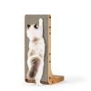 L Shaped Cardboard Cat Scratcher Markarbarka Furniture Protector-4
