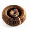 Cat Toy Feierxun Magic Organ Accordion Scratching Pad with Bell Ball-1