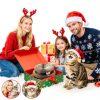 Cat Scratcher Toy VOXGET Foldable Scratching Board Bell Balls Auburn-1