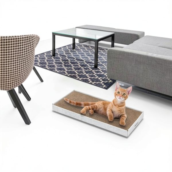 Cat Scratching Pad Smartbean 3PCS Reversible Post 16.7x8.1x1.3 in-1